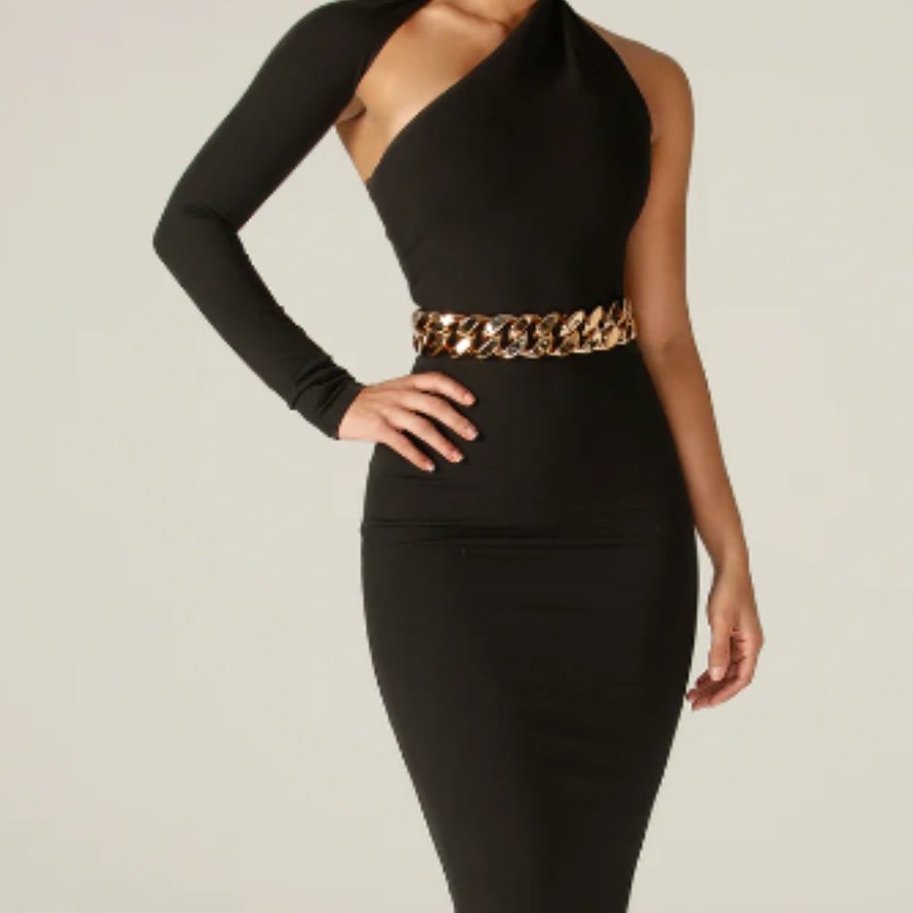 Alieva Black Cocktail Dress